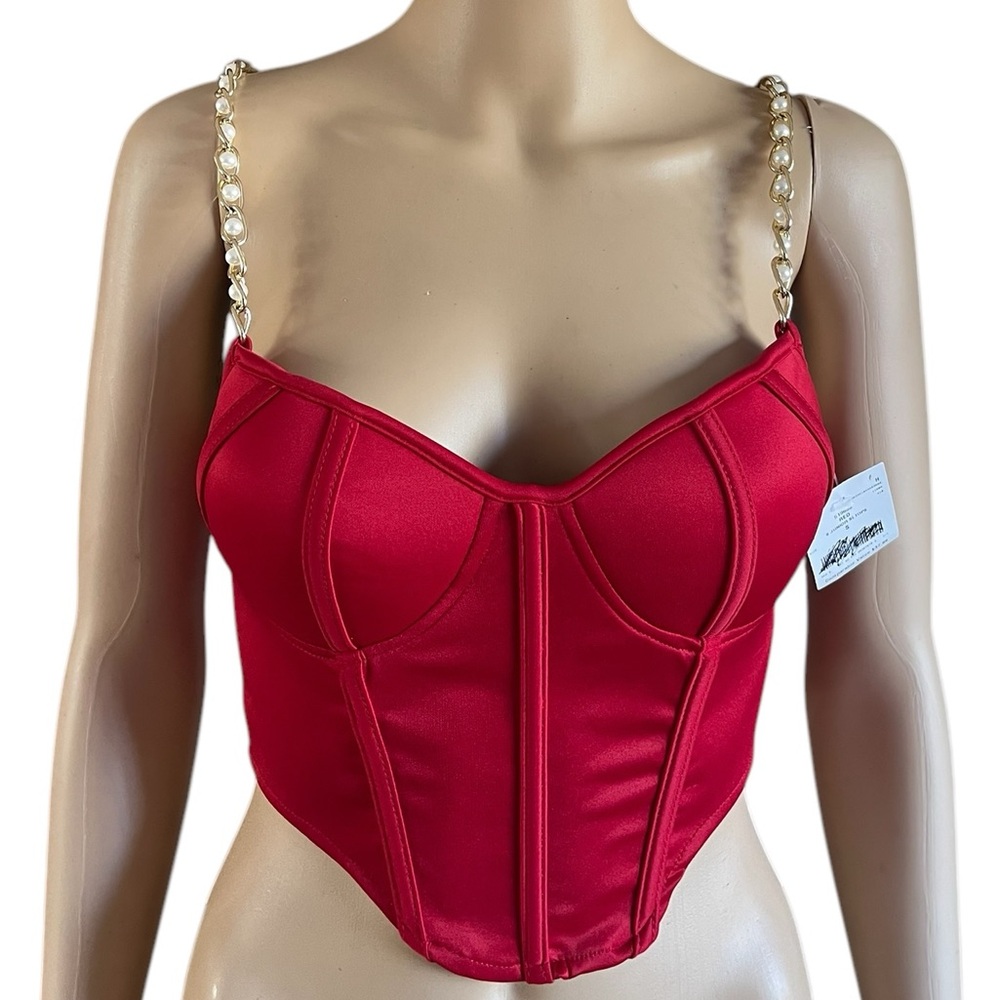 Copy Hostess Pick x 2 💥💥 Say What? Red Corset Top New with Tags